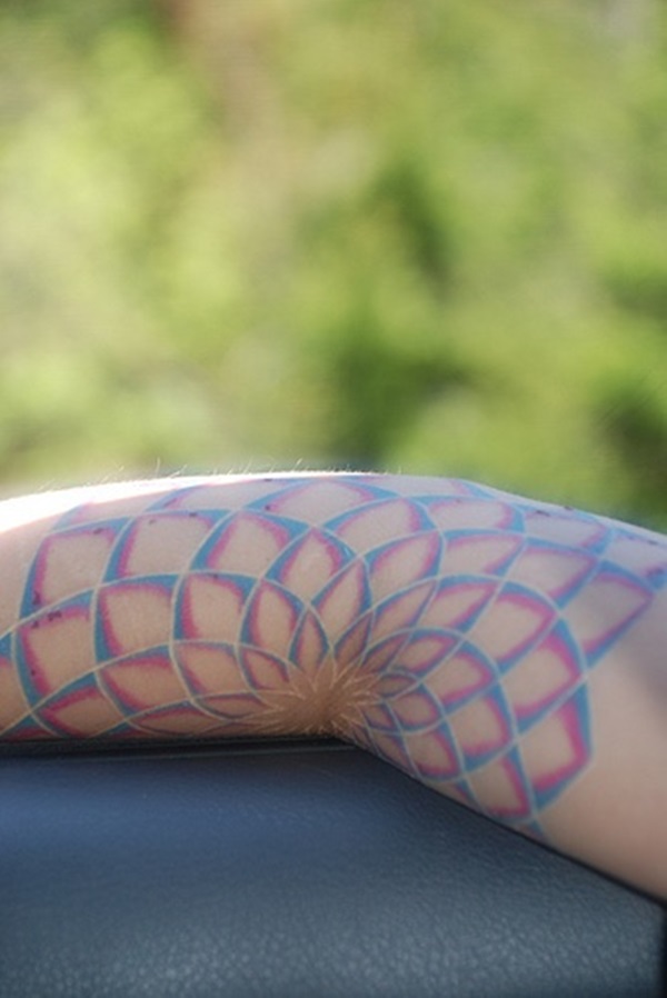 Mermaid Scale Tattoo On Arm