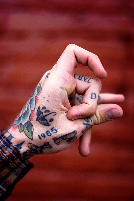 Nice Side Finger Tattoo