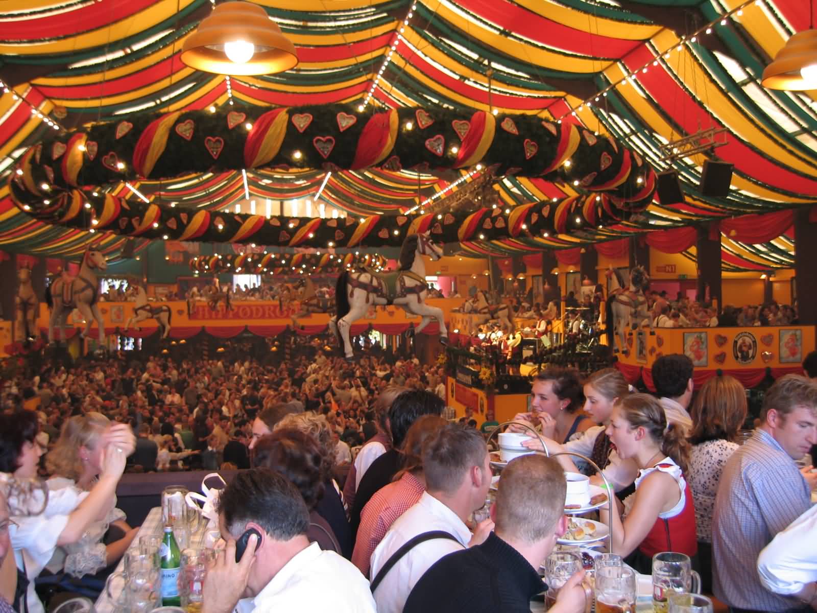 Oktoberfest Celebration Inside Hippodrom