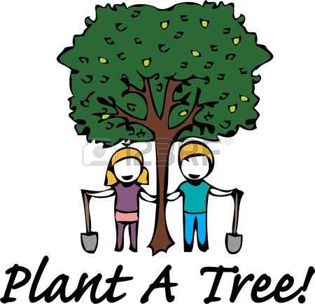 Plant A Tree Arbor Day Wishes Clipart