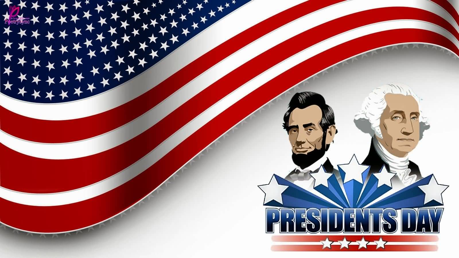 Presidents Day American Flag Picture