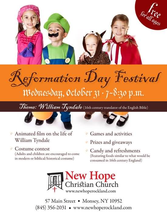 Reformation Day Festival Poster