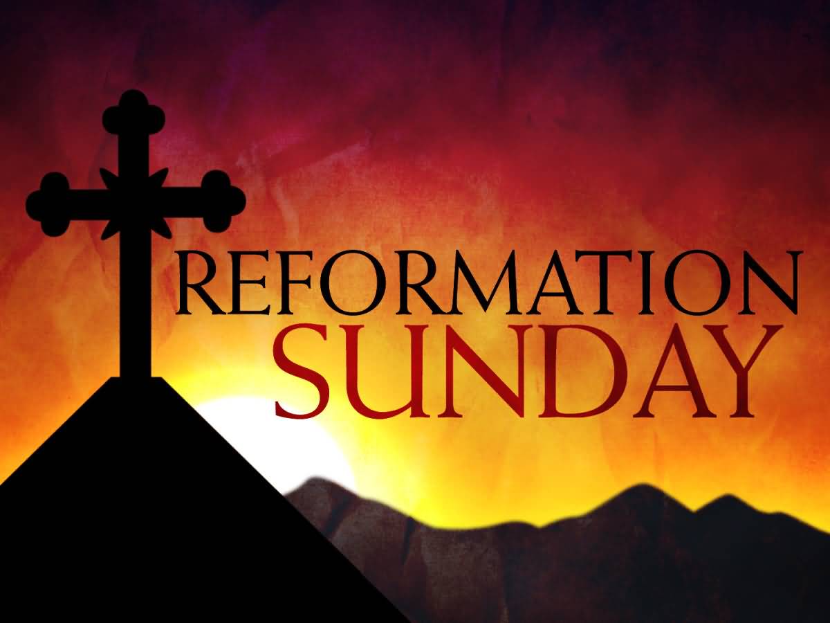 Reformation Sunday Cross Illustration