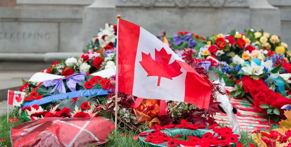 Remembrance Day Ceremony In Canada