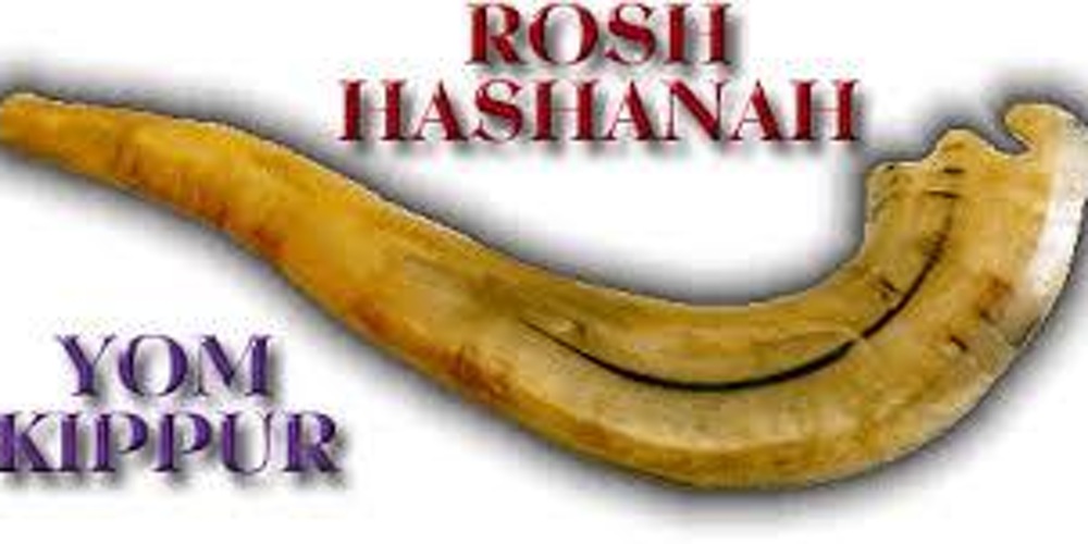 Rosh Hashanah And Yom Kippur Wishes And Shofar In Background Picture