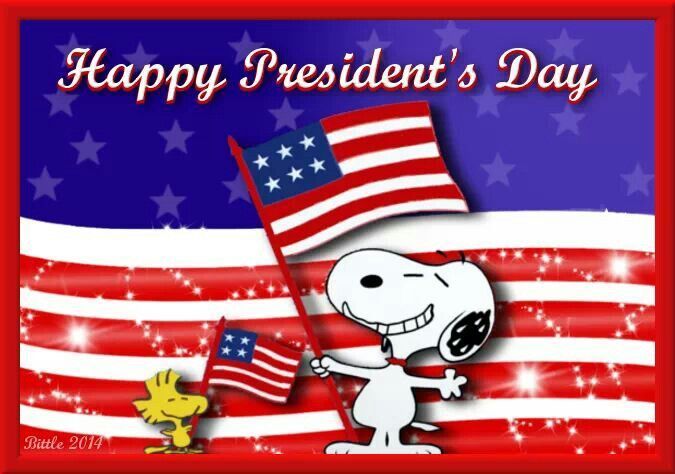 Snoopy Dog Wishing You Happy Presidents Day