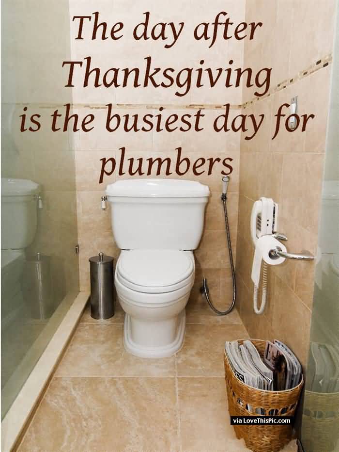 The Day After Thanksgiving Is The Busiest Day For Plumbers