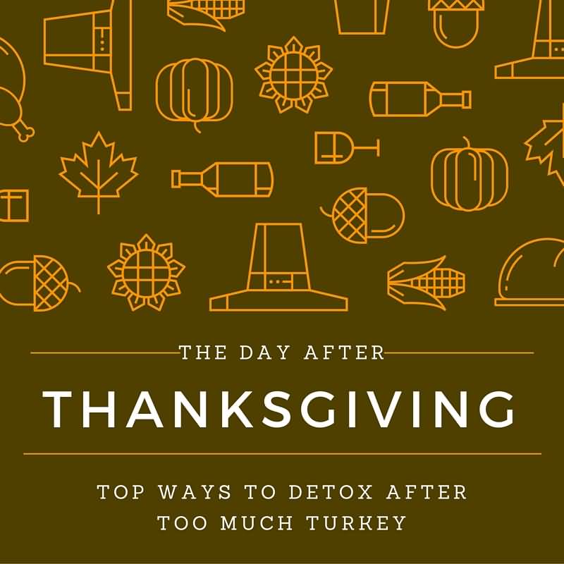 The Day After Thanksgiving Top Ways To Detox After Too Much Turkey