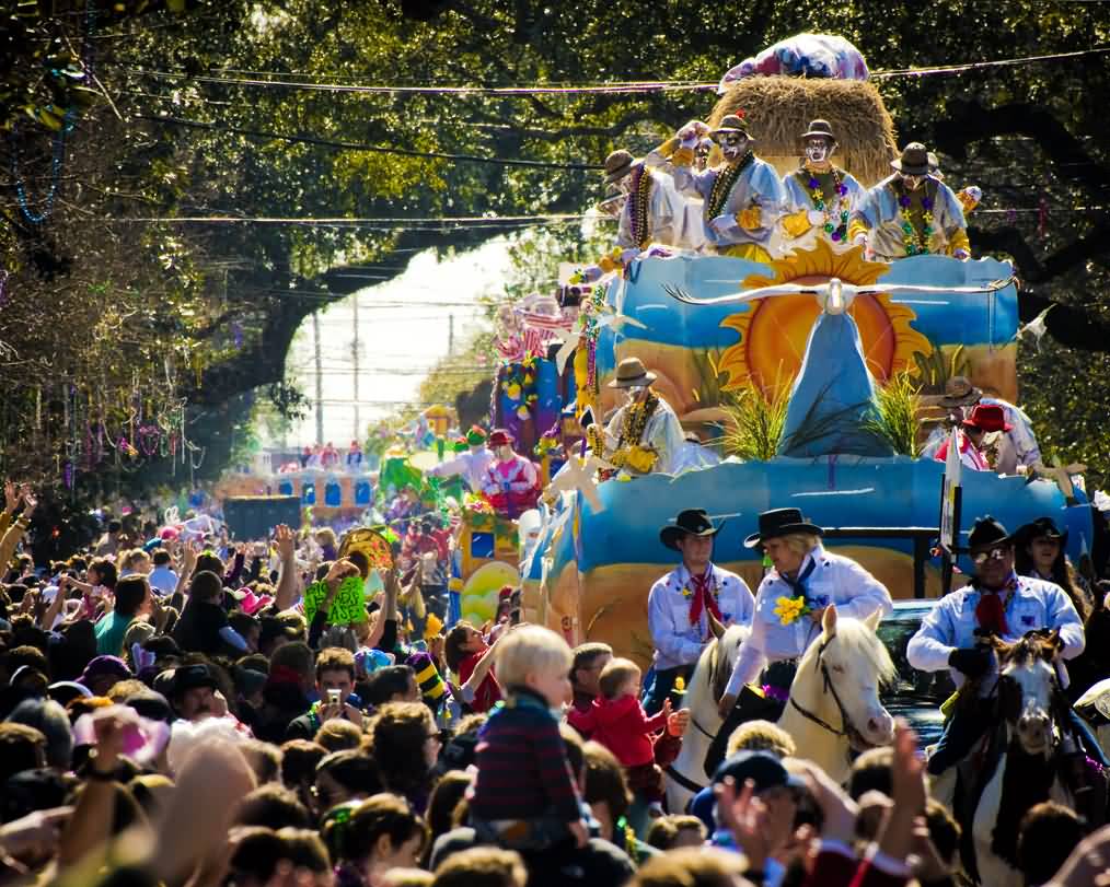 Thoth Float At Mardi Gras Parade