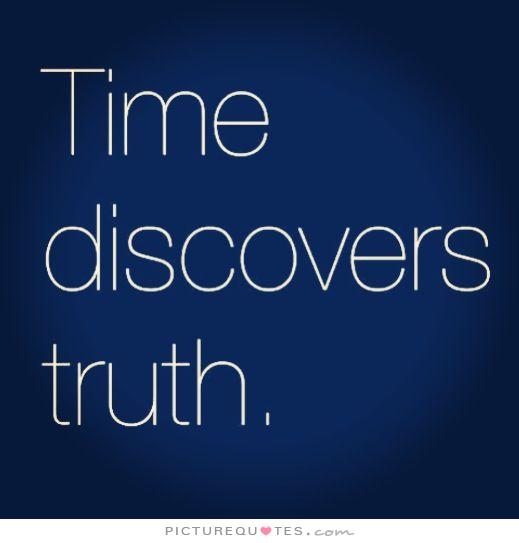 Time discovers truth