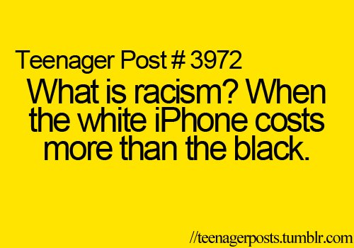What is Racism1 When the White IPhone Costs More Than A Black IPhone