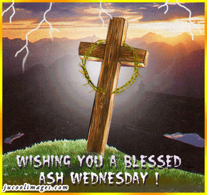 Wishing You A Blessed Ash Wednesday Card