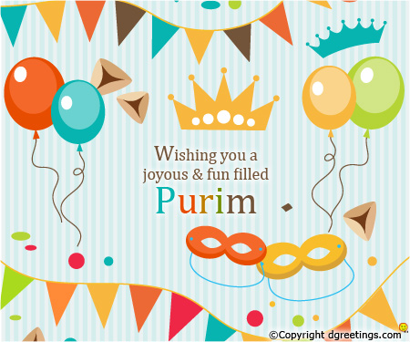 Wishing You A Joyous & Fun Filled Purim