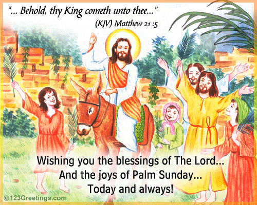 Wishing You The Blessings Of The Lord And Joys Of Palm Sunday Today And Always