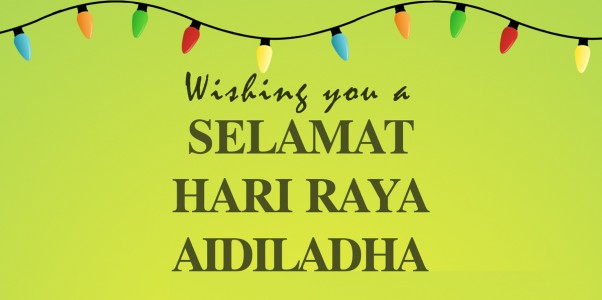 Wishing You A Selamat Hari Raya Aidil Adha