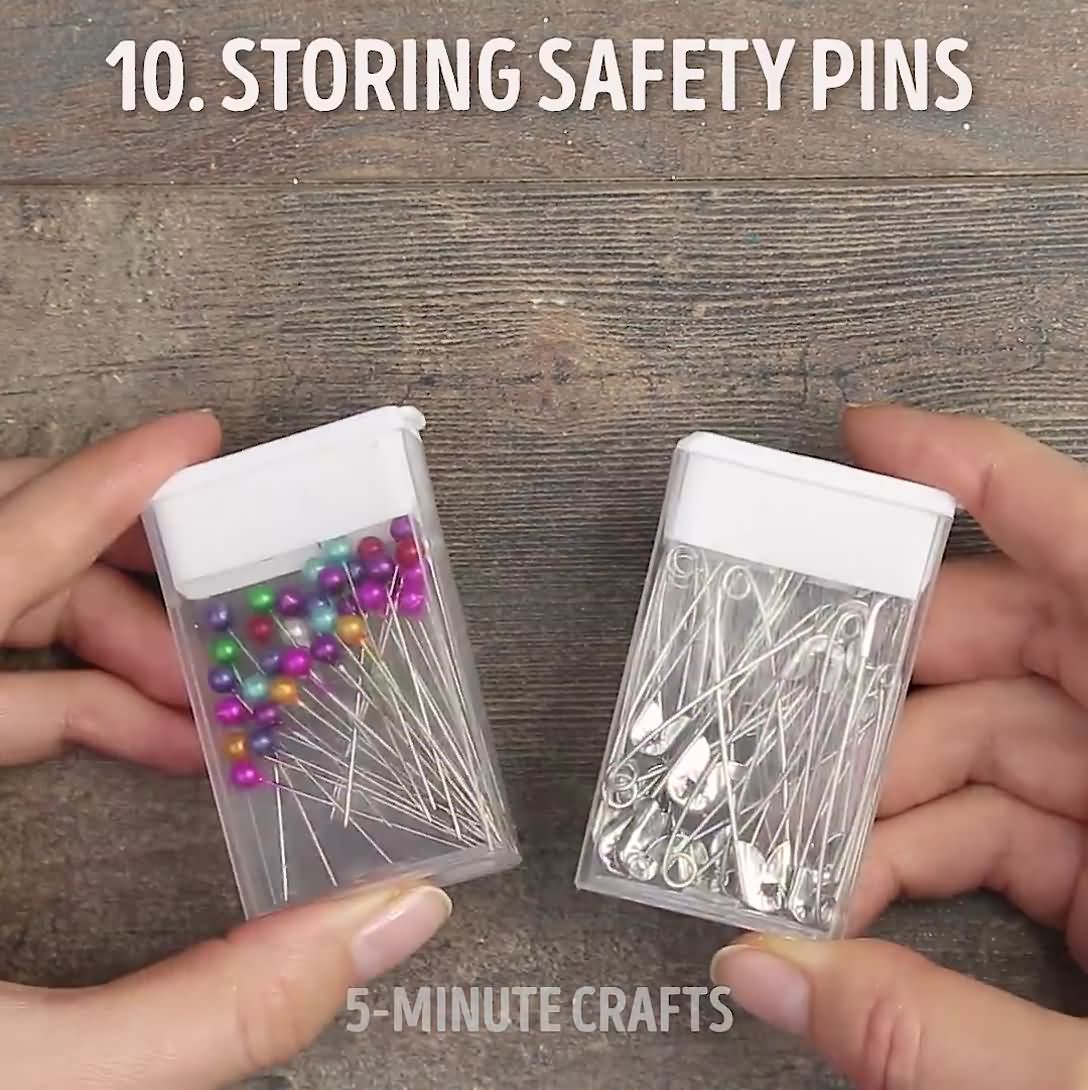 10 Storing Safety Pins