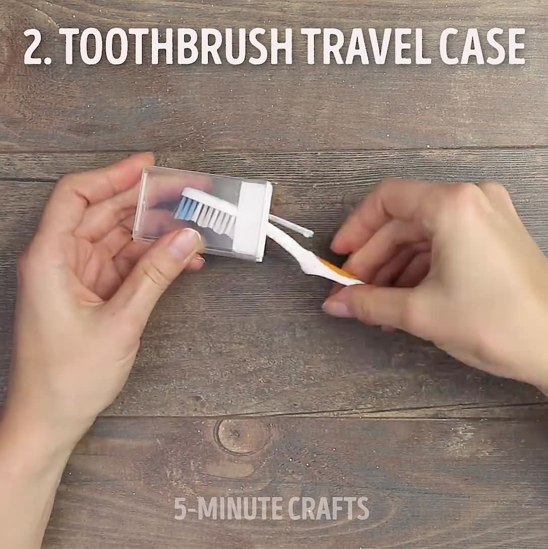 2. Toothbrush Travel Case