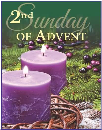 2nd Sunday Of Advent Candle Picture