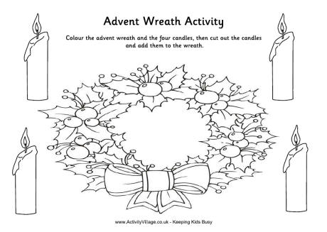 Advent Wreath Activity