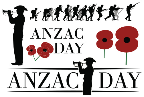 Anzac day background, vector
