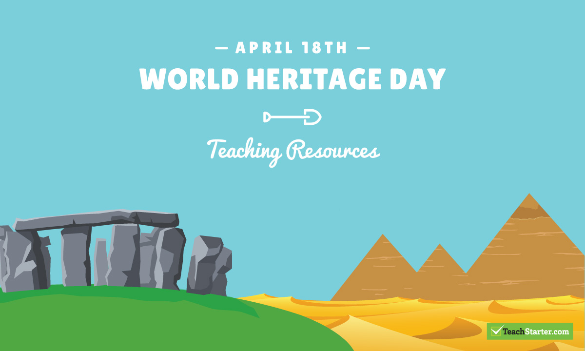 April 18th World Heritage Day Illustration