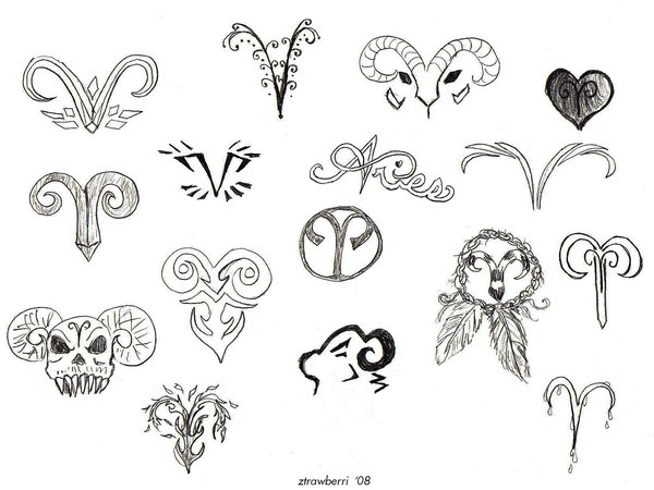 58+ Aries Zodiac Sign Tattoos Ideas