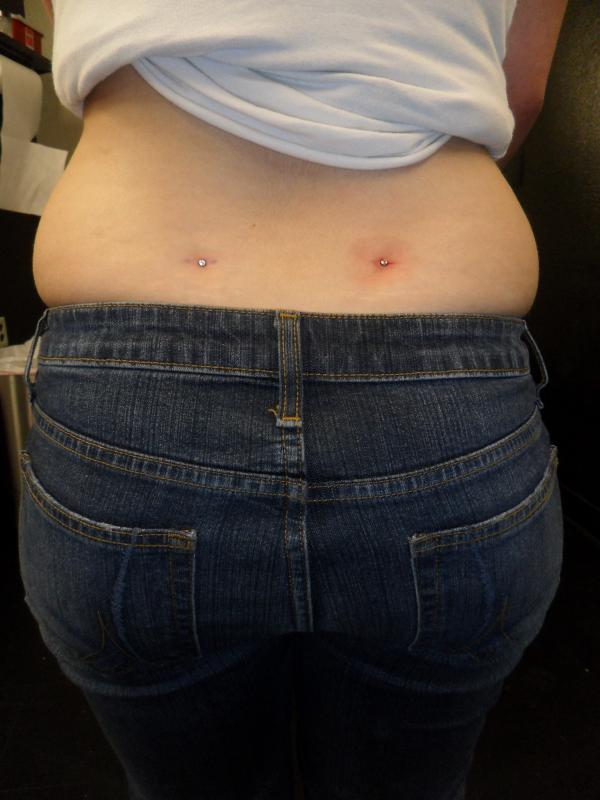Back Dimple Piercing For Women