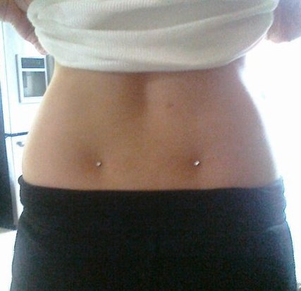 Back Dimple Piercing For Young Girls
