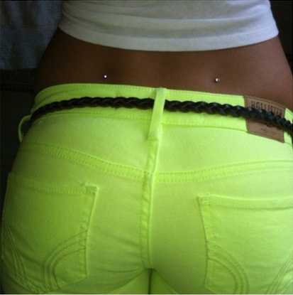 Back Dimple Piercing Picture