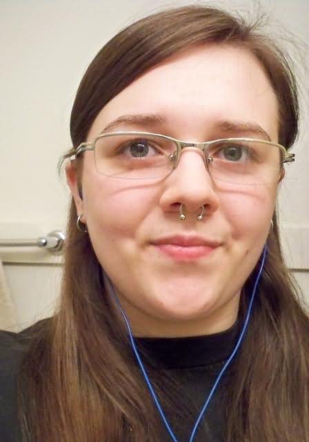 Beautiful Girl With Nose Septum Piercing