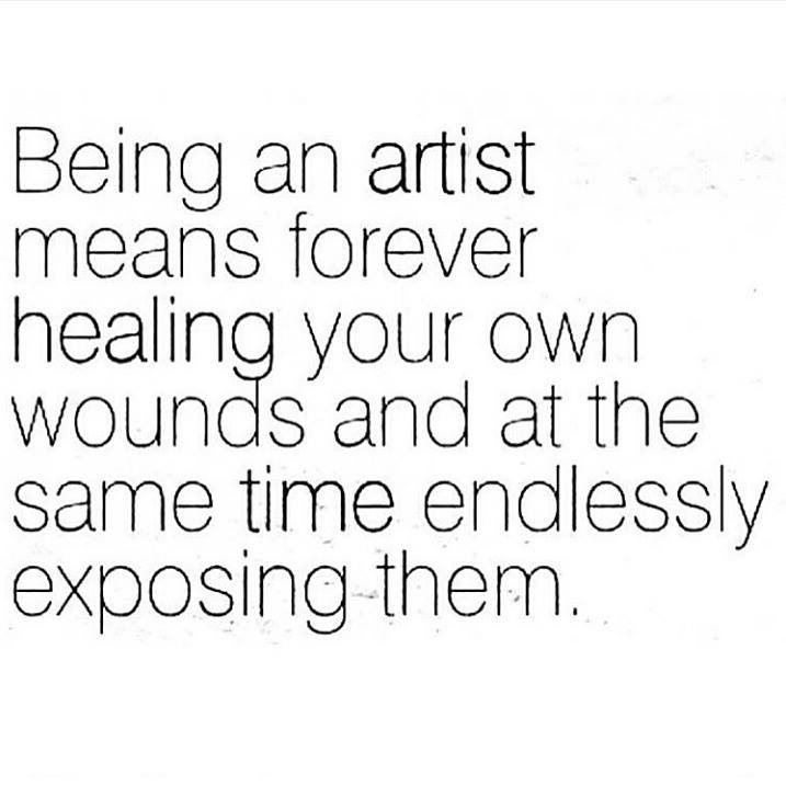Being an artist means forever healing your own wounds and at the same time endlessly exposing them. Annette Messager