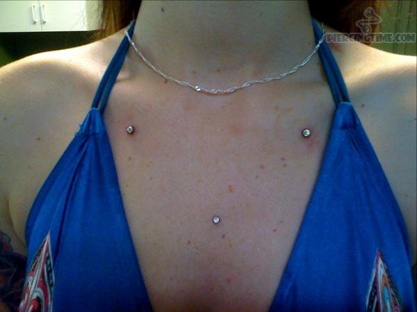 Best Clavicle Piercing With Dermals
