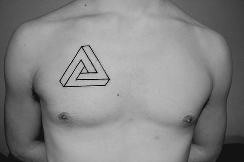 20+ Triangle Tattoos On Chest