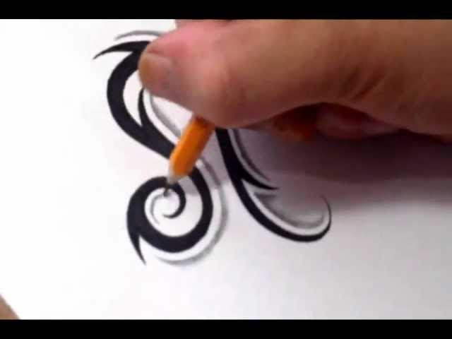 Black Tribal Leo Zodiac Sign Tattoo Design