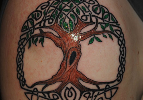 Classic Tree Of Life Tattoo Design For Shoulder By Alexandra Adrian