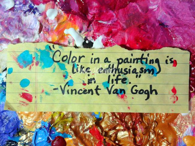 Color in a painting is like enthusiasm in life. Vincent Van Gogh