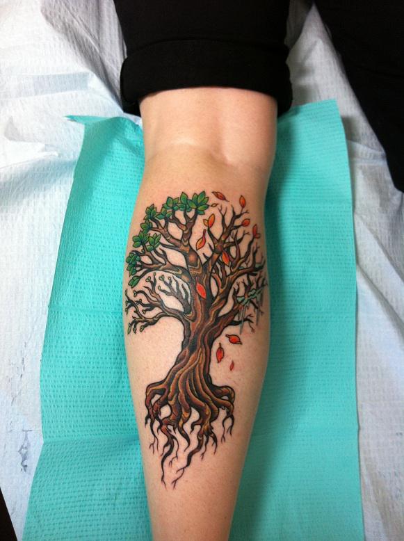 45+ Colorful Tree Of Life Tattoos
