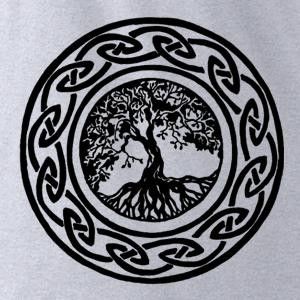 Cool Black Celtic Tree Tattoo Design