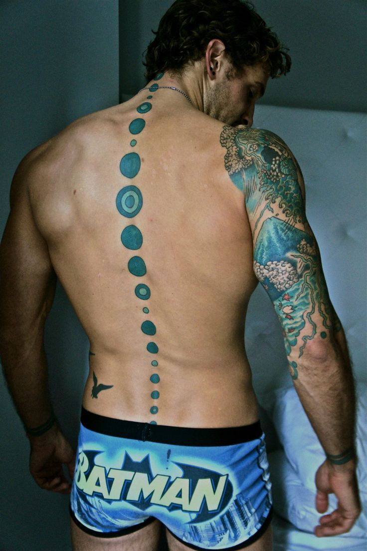Cool Phases Of The Moon Tattoo On Man Full Back By Mattheus Lian