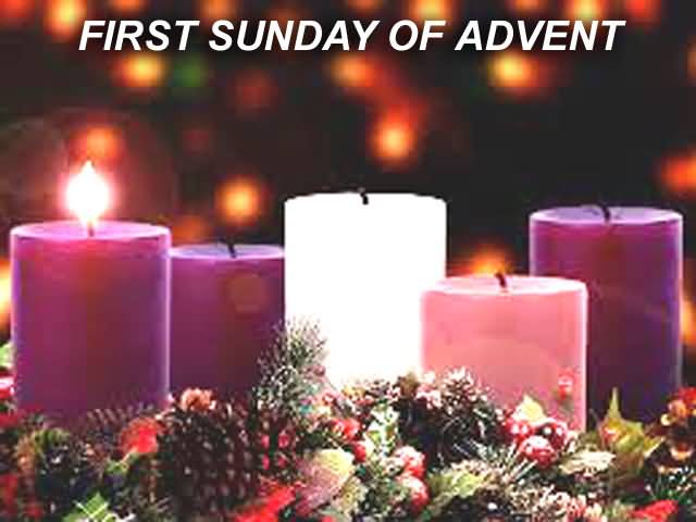 First Sunday Of Advent Candle