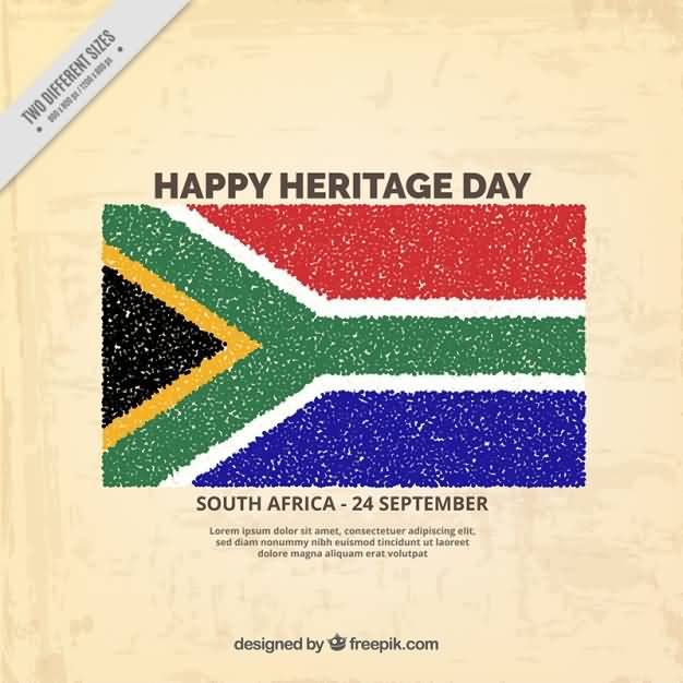 Happy Heritage Day South Africa Flag Picture