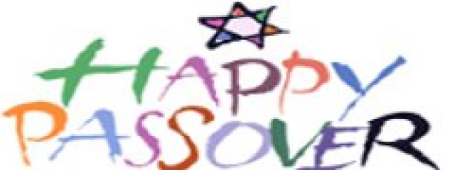 Happy Passover Colorful Text Picture
