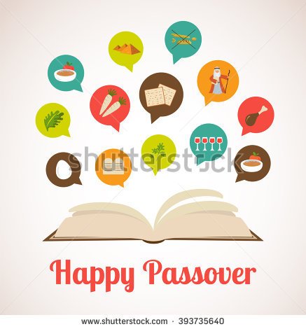 Happy Passover Illustration