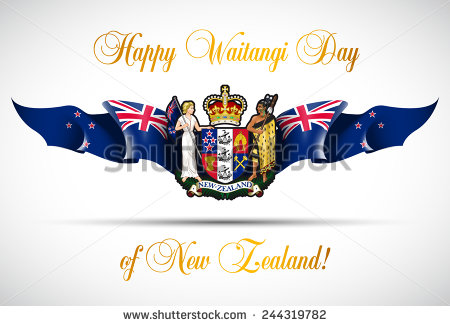 Happy Waitangi Day Of New Zealand