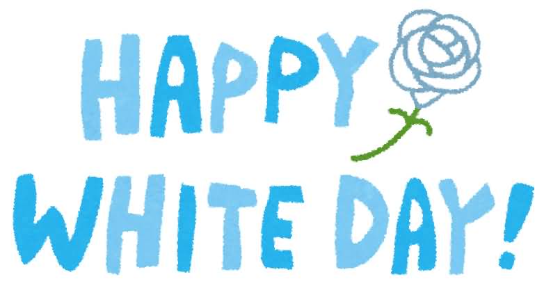 Happy White Day Rose Flower Clipart