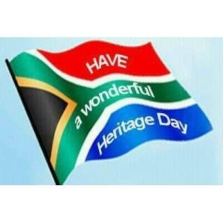 Have A Wonderful Heritage Day Waving South African Flag Picture