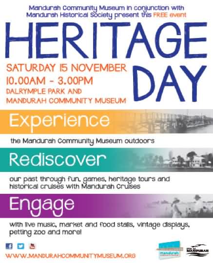 Heritage Day Experience Rediscover Engage