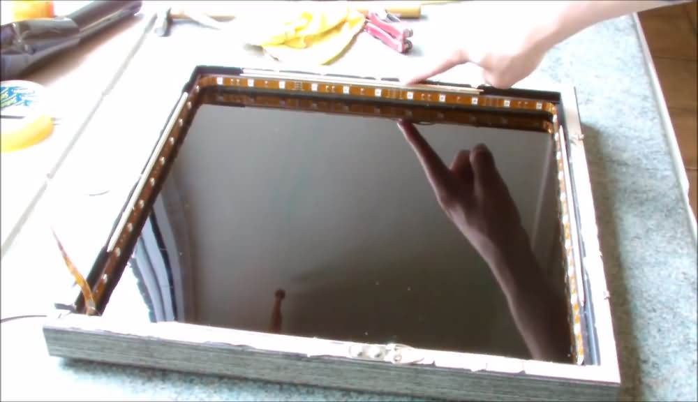 How To Make 3D LED Infinity Mirror (12)