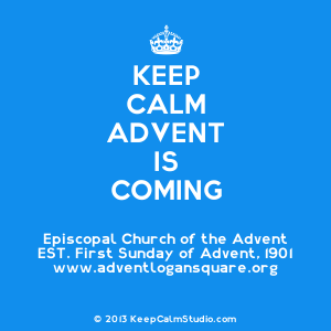 Keep Calm Advent Is Coming