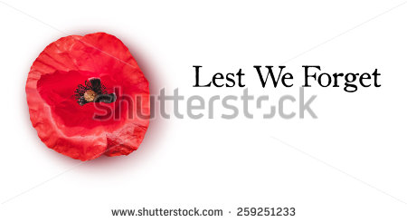 Lest We Forget Anzac Day Red Poppy Flower Picture